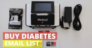 Buy diabetes emails and contact information of diabetics that have high chances of engaging and purchasing from your company.