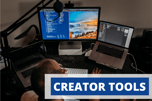 A list of the best tools for social media creators in the creator economy. Tools for content creators, community-building, and monetization.