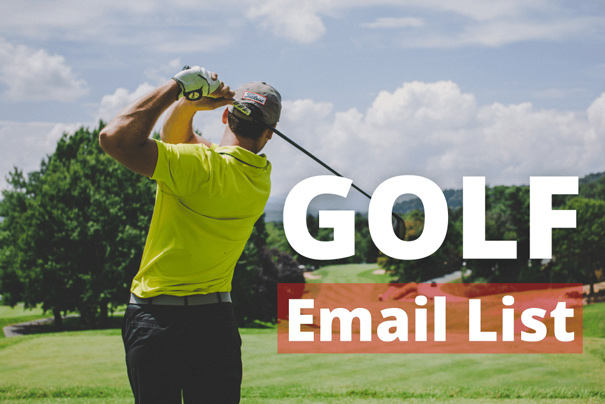Buy a golf email list of your ideal golfers - players, instructors and coaches as well as golf courses. Free golf email database included.