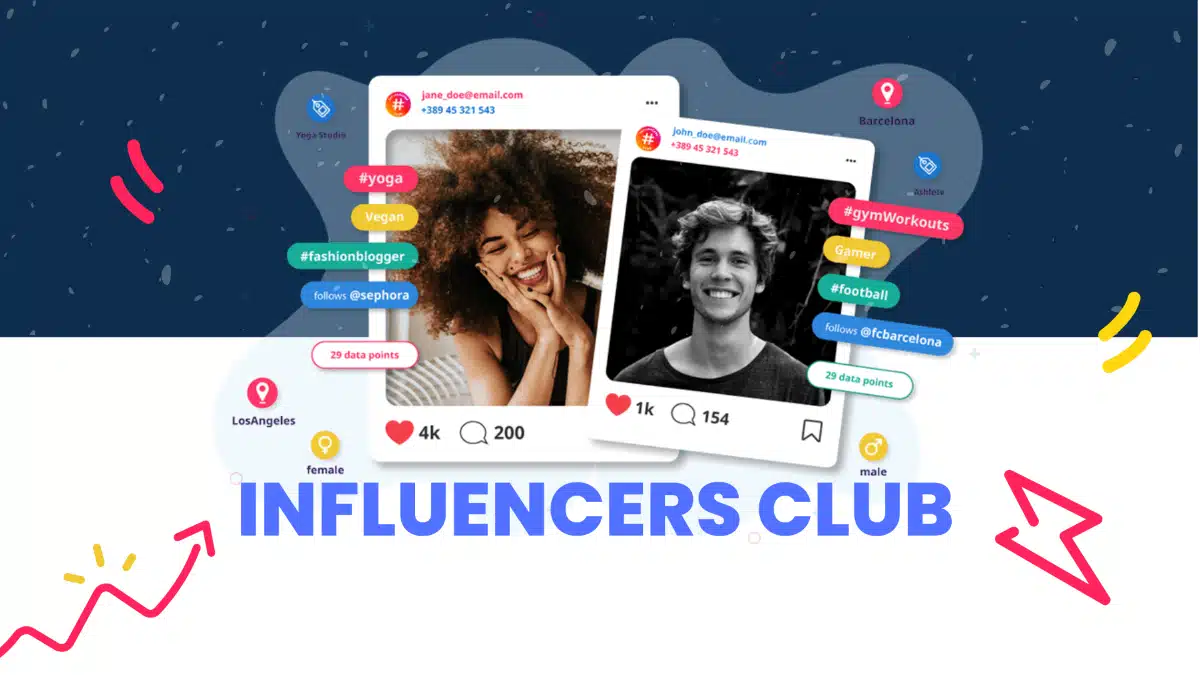 Influencers Club | Find Creators, Customers, or Influencers