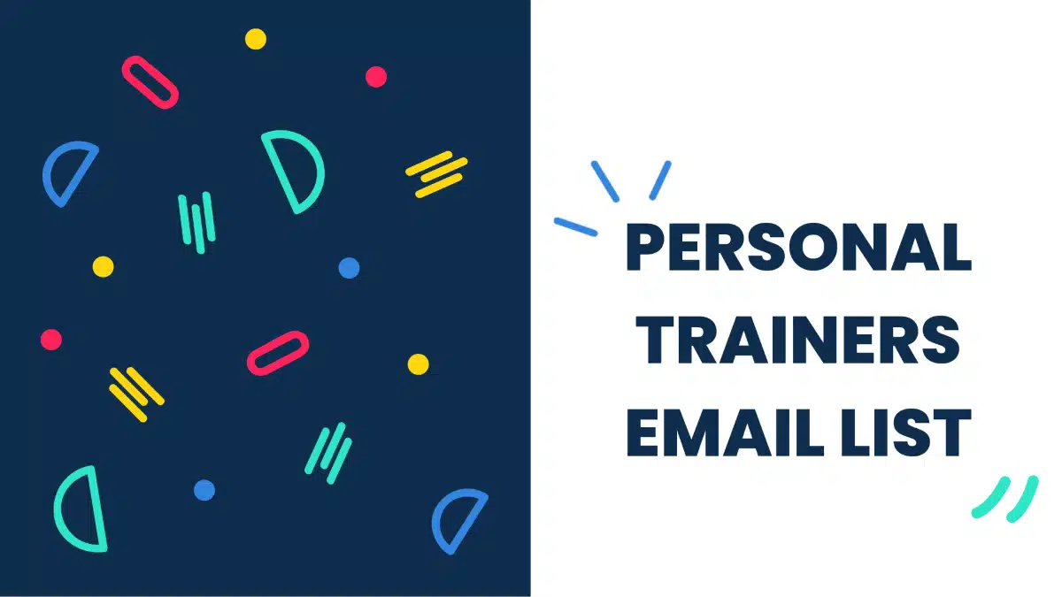 Personal Trainers Email List | Personal Trainer Email Database [2023]