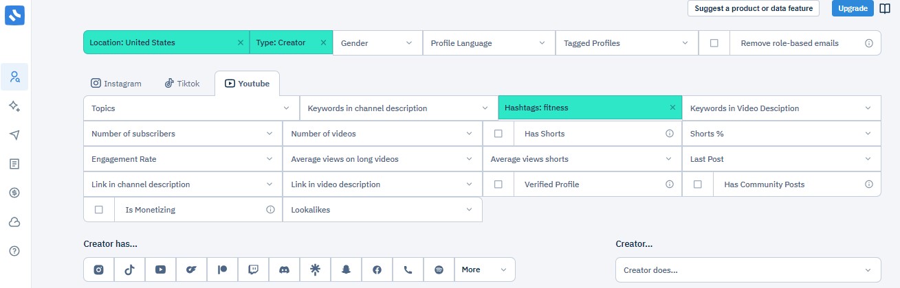 Recruit affiliates with influencers.club