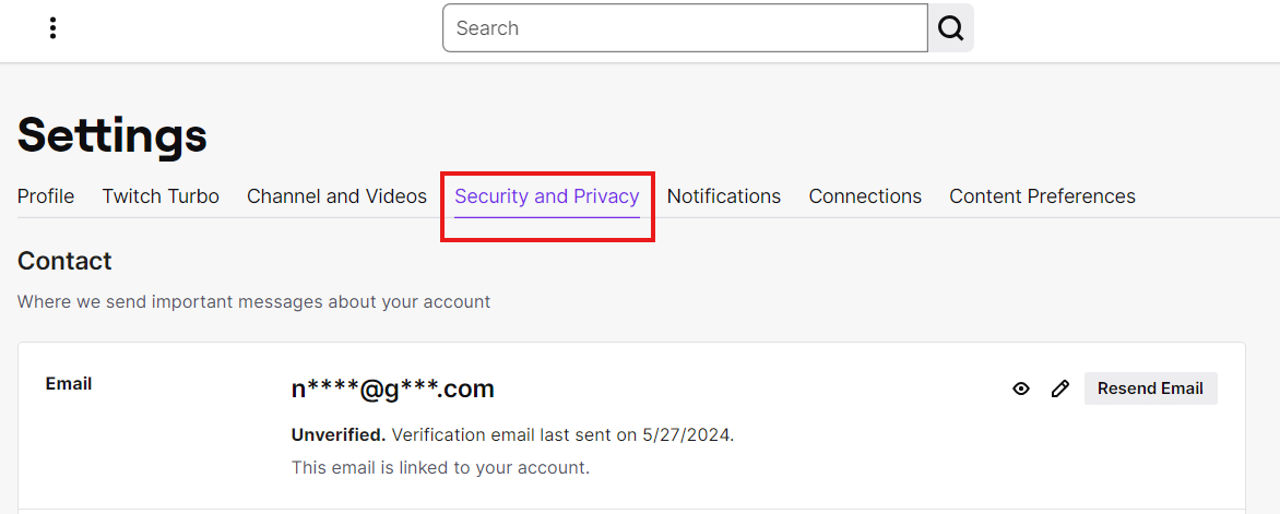 Guide to finding Twitch email connected with your account